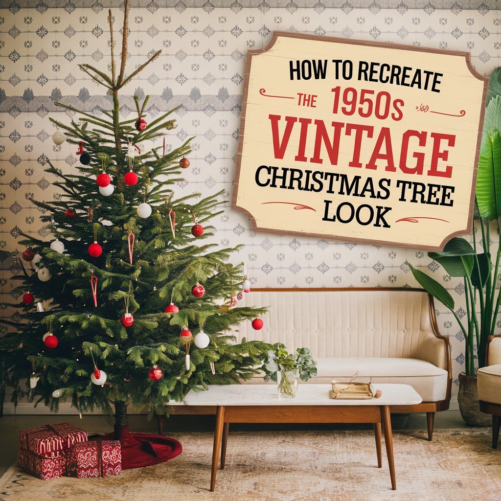 How to Recreate the 1950s Vintage Christmas Tree Look